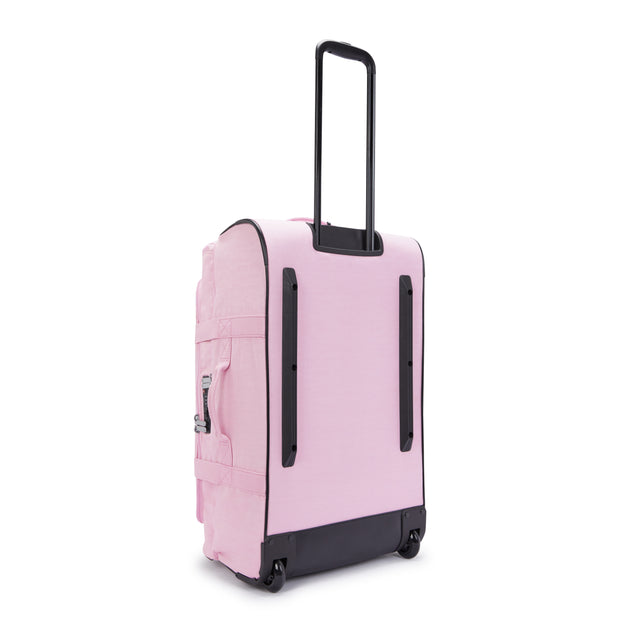 KIPLING edium Wheeled Suitcase with Adjustable Straps Female Blooming Pink Aviana M