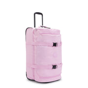KIPLING edium Wheeled Suitcase with Adjustable Straps Female Blooming Pink Aviana M