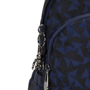 Kipling Medium Backpack Female Endless Navy Jacquard Delia