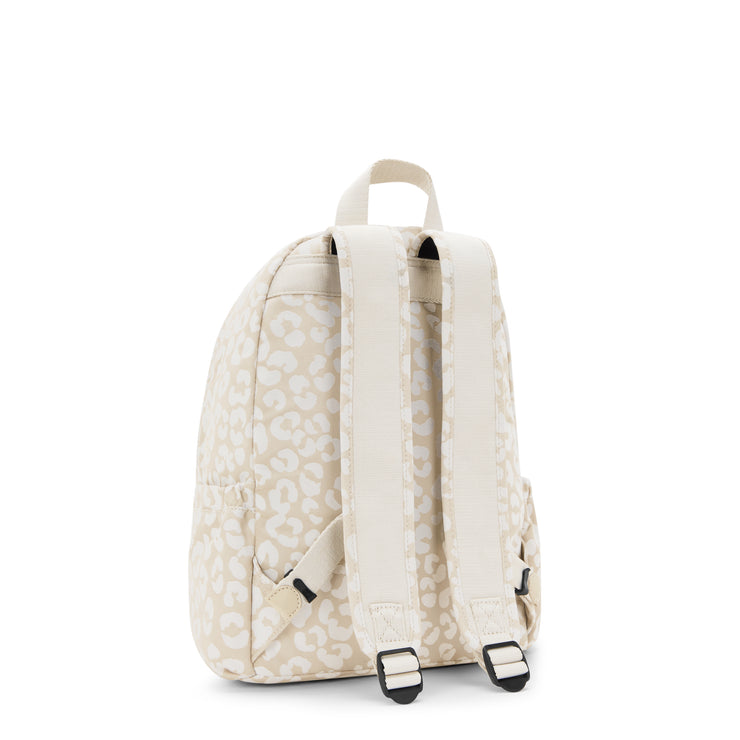 KIPLING Medium Backpack Female White Cheetah J Delia