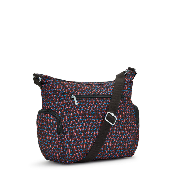 Kipling Medium Crossbody Female Happy Squares Gabbie