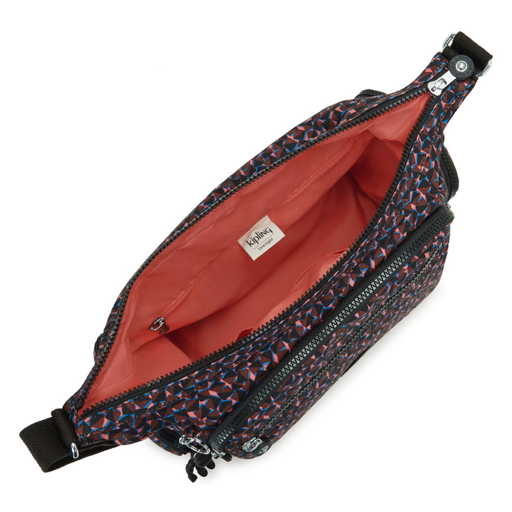 Kipling Medium Crossbody Female Happy Squares Gabbie