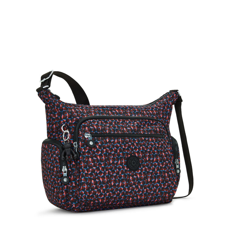 Kipling Medium Crossbody Female Happy Squares Gabbie