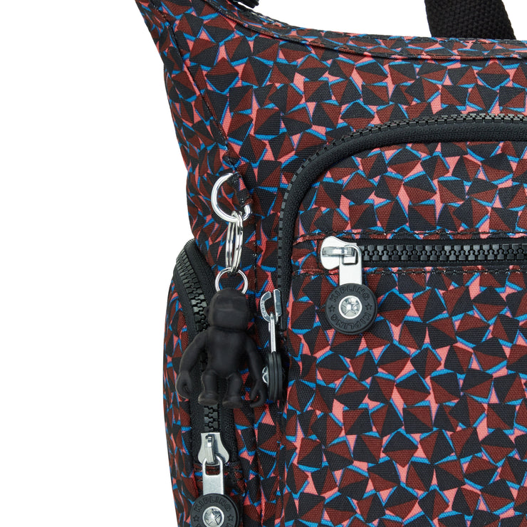 Kipling Medium Crossbody Female Happy Squares Gabbie