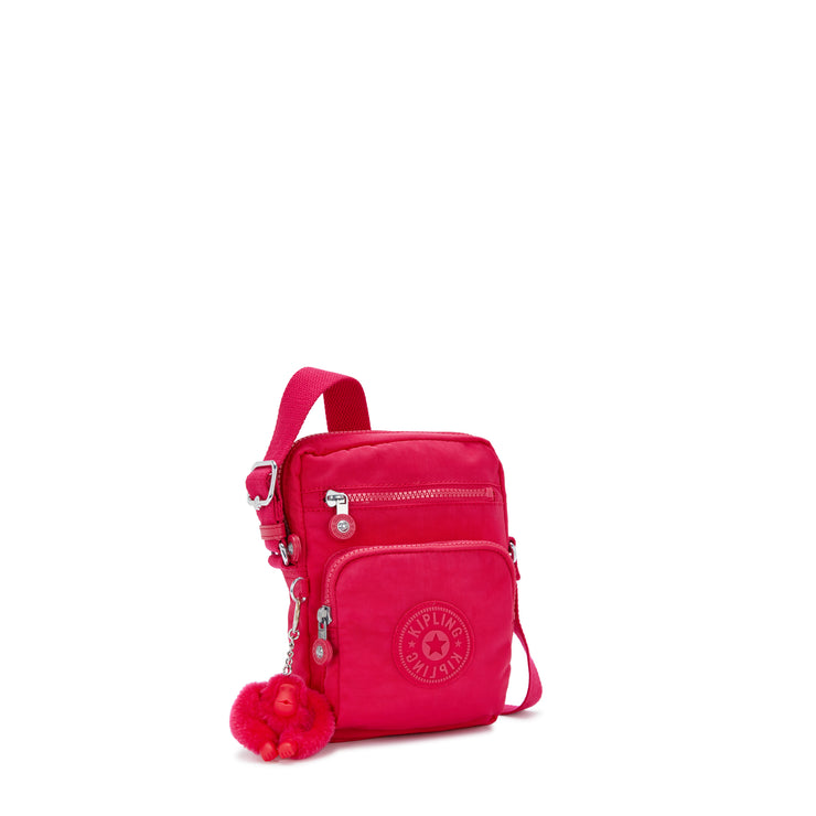 KIPLING Small Crossbody with Adjustable Straps Female Confetti Pink Gunne