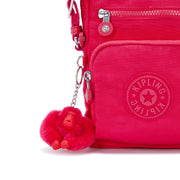 KIPLING Small Crossbody with Adjustable Straps Female Confetti Pink Gunne