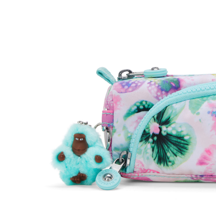 KIPLING Medium pencase Female Aqua Blossom Cute