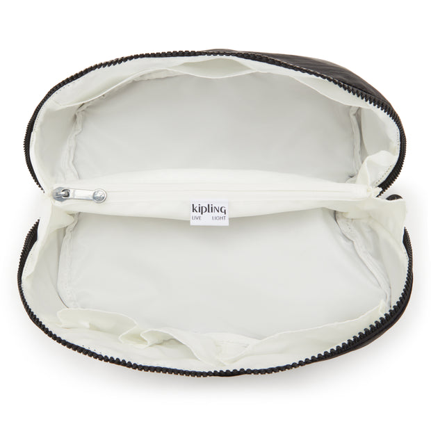 KIPLING Large Toiletry Bag with Pockets Unisex Black Noir Mirko M  -  I3401-P39