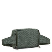 Kipling Small Crossbody Convertible To Waistbag (With Removable Straps) Female Sign Green Embosse Abanu Multi