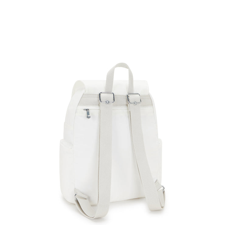 KIPLING Small Backpack with Adjustable Straps Female Pure Alabaster City Zip S  -  I3523-6KH