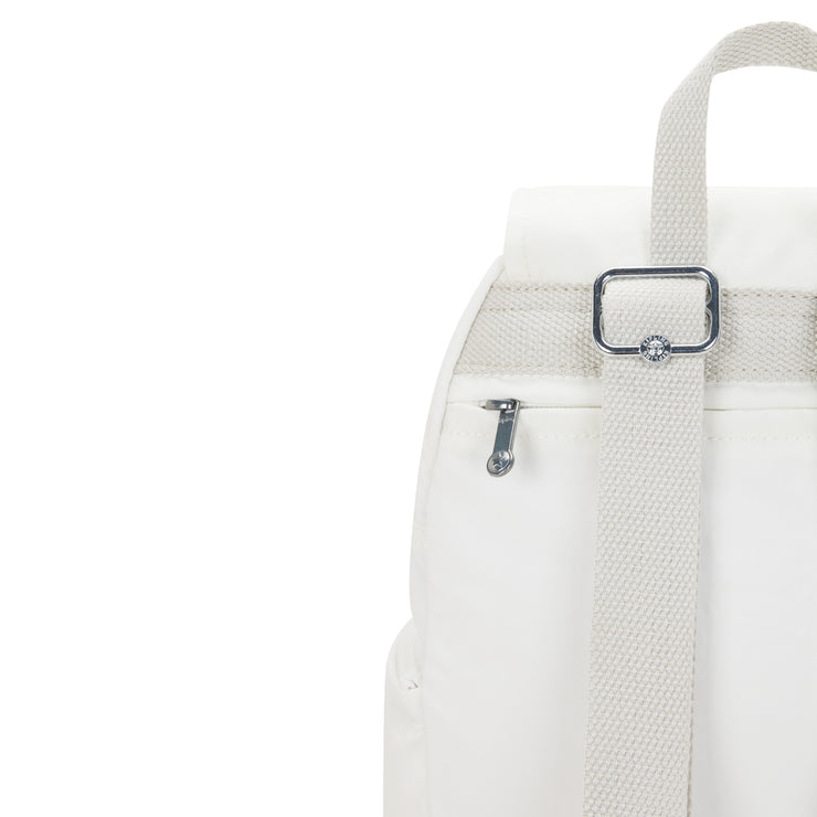 KIPLING Small Backpack with Adjustable Straps Female Pure Alabaster City Zip S  -  I3523-6KH