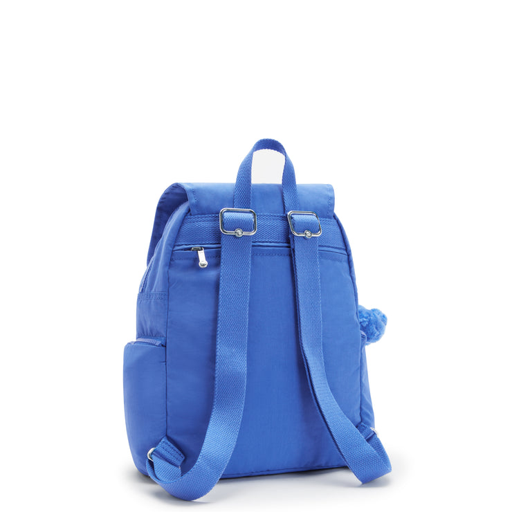 KIPLING Small Backpack with Adjustable Straps Female Havana Blue City Zip S  -  I3523-JC7