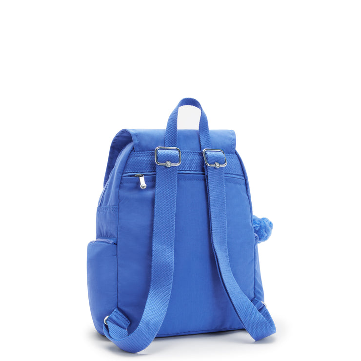 KIPLING Small Backpack with Adjustable Straps Female Havana Blue City Zip S