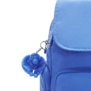 KIPLING Small Backpack with Adjustable Straps Female Havana Blue City Zip S