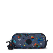 KIPLING Large Pencase Female Gaming Grey Gitroy