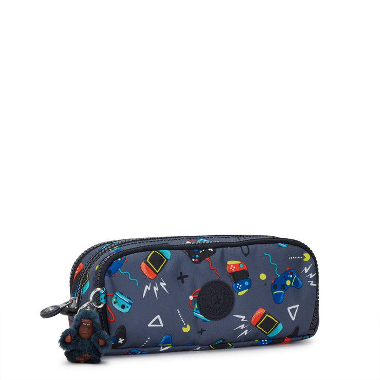 Kipling Large Pencase Female Gaming Grey Gitroy