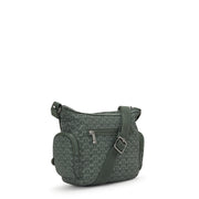 Kipling Small Crossbody Female Sign Green Embosse Gabbie Mini  -  I3578-F6C