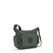Kipling Small Crossbody Female Sign Green Embosse Gabbie Mini  -  I3578-F6C
