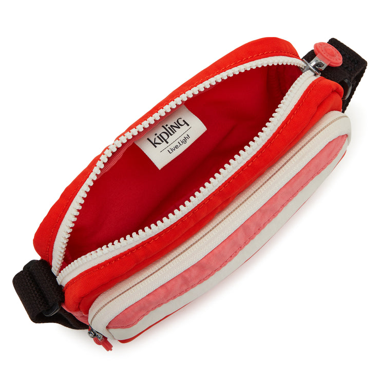Kipling Small Crossbody Female Tango Pink Block Sisko