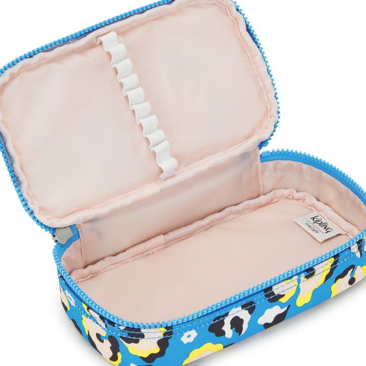 Kipling Medium Pencase Female Leopard Floral 50 Pens  -  I3707-P2A