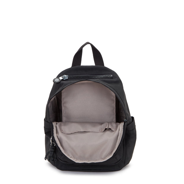 Kipling Small Backpack Female Black Noir Delia Mini