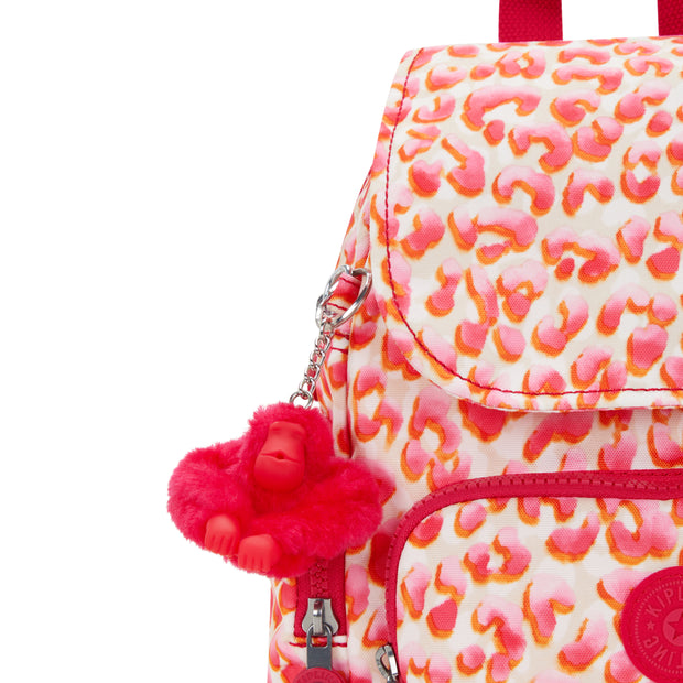 KIPLING Mini Backpack with Adjustable Straps Female Latin Cheetah City Zip Mini  -  I3735-6LX