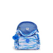 KIPLING Mini Backpack with Adjustable Straps Female Diluted Blue City Zip Mini