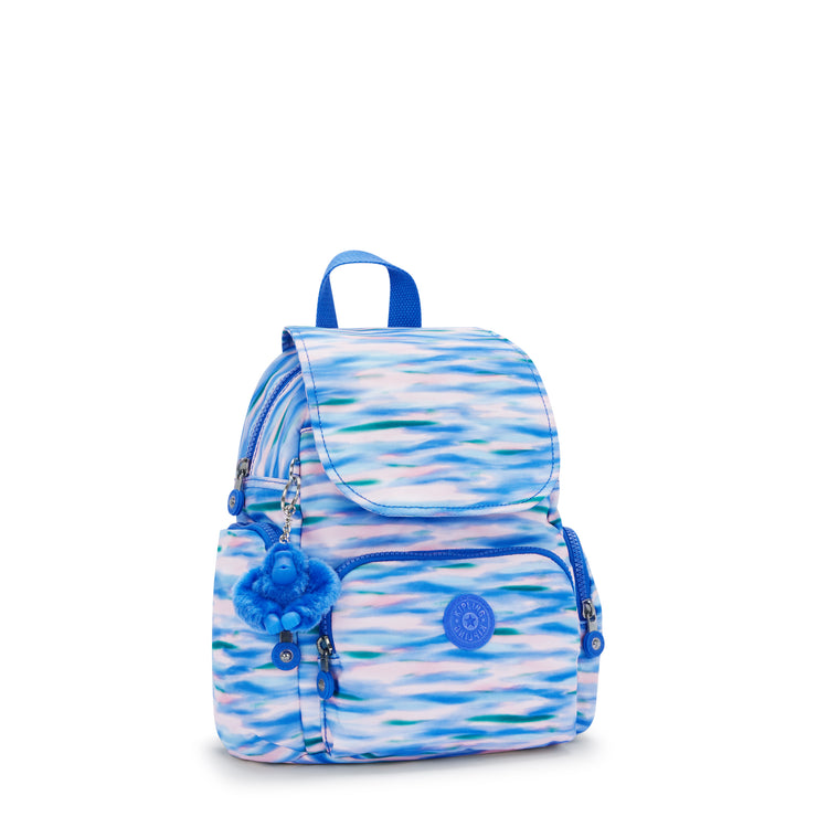 KIPLING Mini Backpack with Adjustable Straps Female Diluted Blue City Zip Mini  -  I3735-TX9