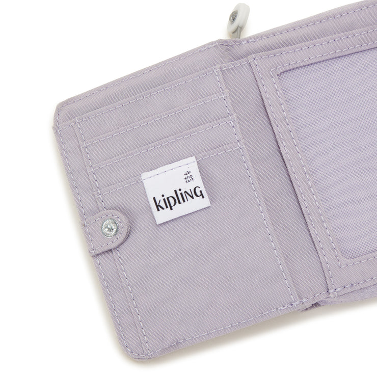 KIPLING Medium Wallet Female Tender Grey Money Love  -  I3738-1FB