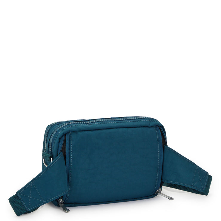 Kipling Small Crossbody Convertible To Waistbag (With Removable Straps) Female Cosmic Emerald Abanu Multi