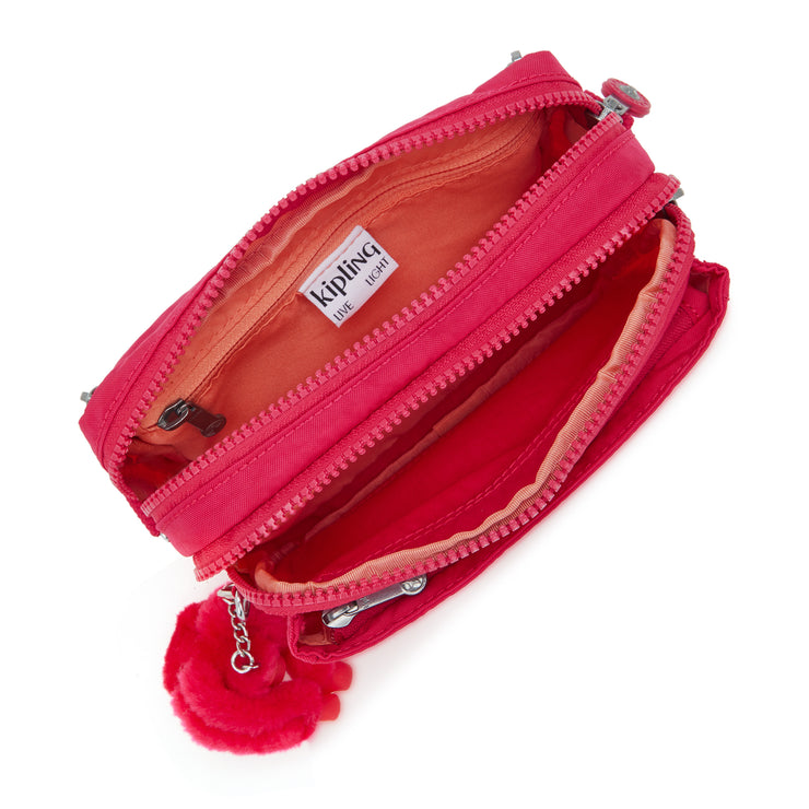 KIPLING Small crossbody convertible to waistbag (with removable straps) Female Confetti Pink Abanu Multi  -  I3795-T73
