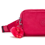 KIPLING Small crossbody convertible to waistbag (with removable straps) Female Confetti Pink Abanu Multi