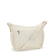 KIPLING Large Crossbody Bag with Adjustable Straps Female Beige Pearl Gabb