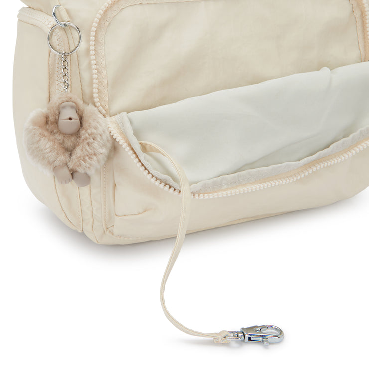 KIPLING Large Crossbody Bag with Adjustable Straps Female Beige Pearl Gabb  -  I3945-3KA