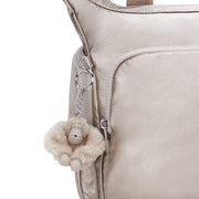 KIPLING Large Crossbody Bag with Adjustable Straps Female Metallic Glow Gabb  -  I3945-48I