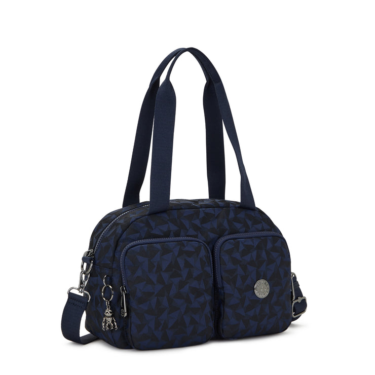 Kipling Medium Shoulderbag (With Removable Shoulderstrap) Female Endless Navy Jacquard Cool Defea