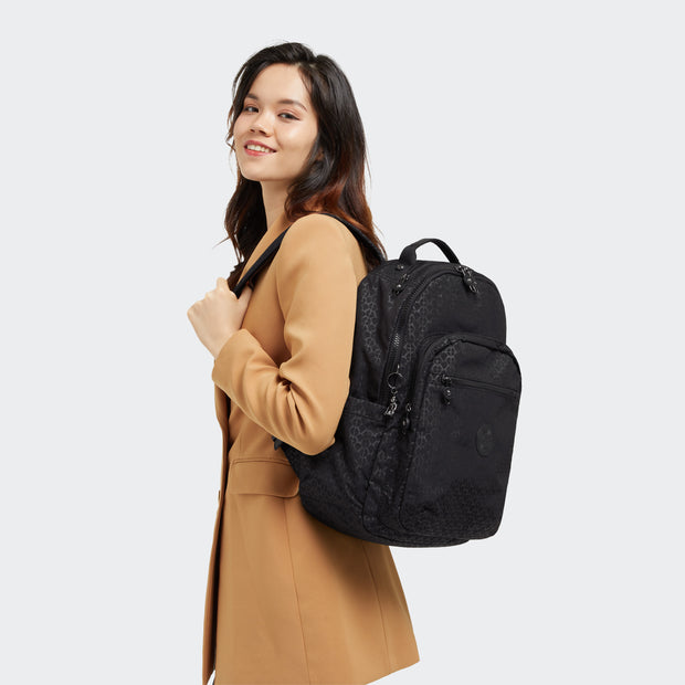 KIPLING Large Backpack Female Signature Emb Seoul
