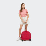 Kipling Large Wheeled Bag Female True Pink New Storia