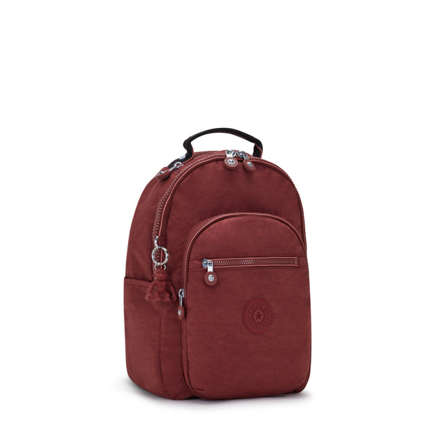 Kipling Small Backpack (With Laptop Protection) Female Flaring Rust Seoul S