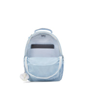 KIPLING Small Backpack (With Laptop Protection) Female Frost Blue Bl Seoul S  -  I4082-LZ8