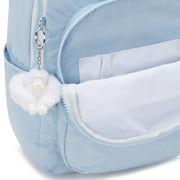 KIPLING Small Backpack (With Laptop Protection) Female Frost Blue Bl Seoul S  -  I4082-LZ8