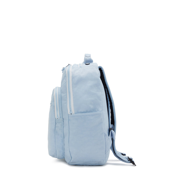 KIPLING Small Backpack (With Laptop Protection) Female Frost Blue Bl Seoul S  -  I4082-LZ8