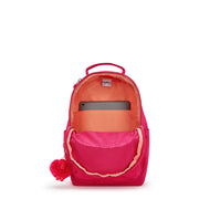 KIPLING Small Backpack (With Laptop Protection) Female Confetti Pink Seoul S