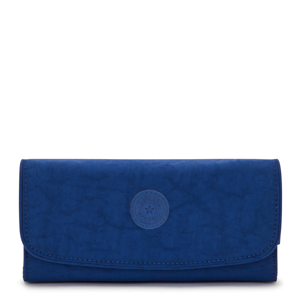 KIPLING Large Wallet Female Deep Sky Blue Money Land