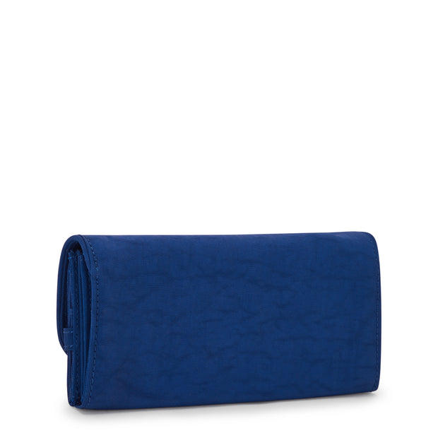 Kipling Large Wallet Female Deep Sky Blue Money Land