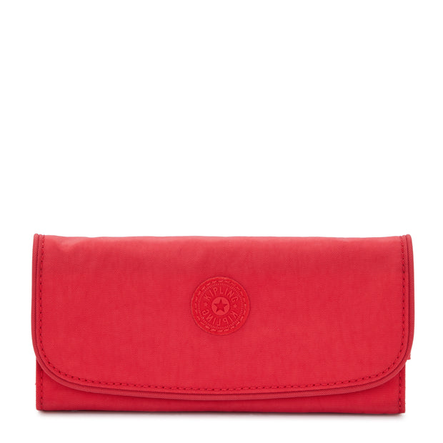 KIPLING Large Wallet Female Party Pink Money Land