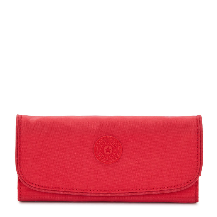 KIPLING Large Wallet Female Party Pink Money Land