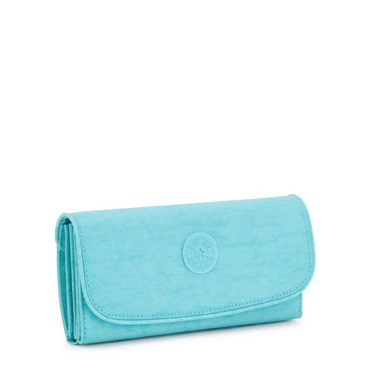 KIPLING Large Wallet Female Deepest Aqua Money Land  -  I4191-T6E
