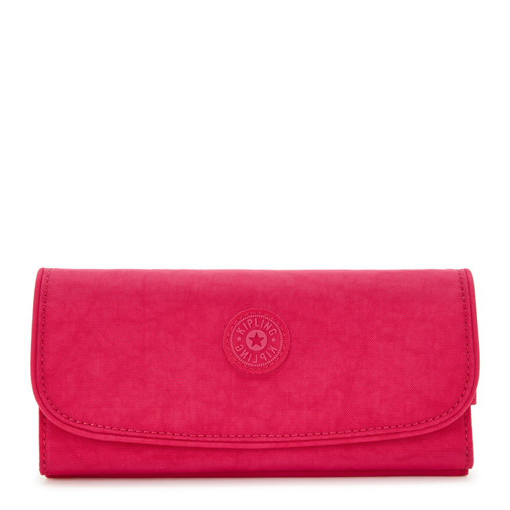 KIPLING Large Wallet Female Confetti Pink Money Land