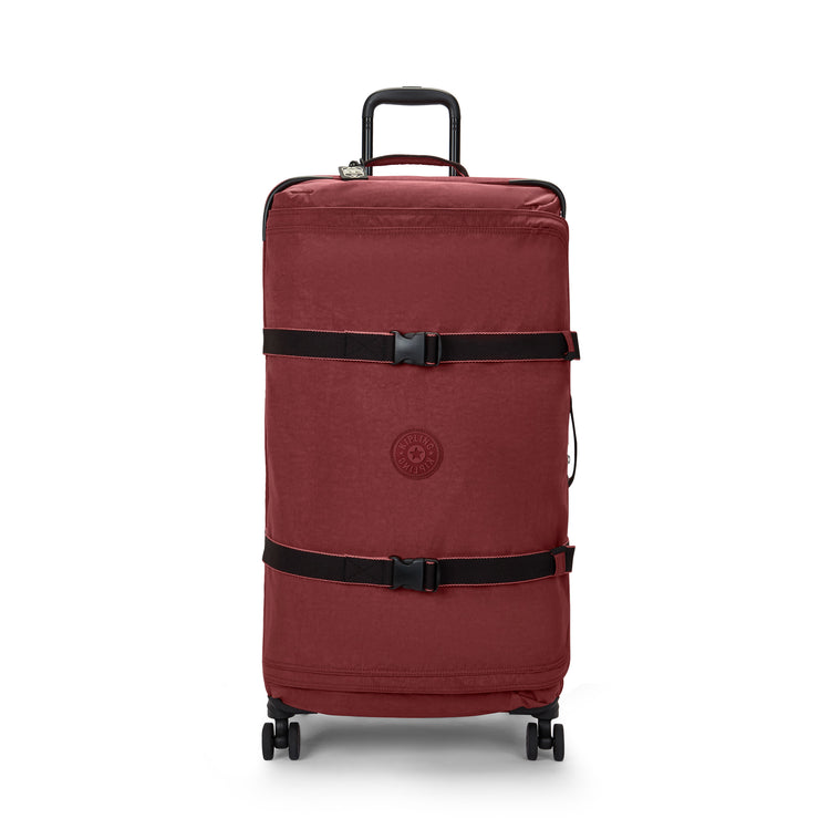 KIPLING Large Wheeled Luggage Female Flaring Rust Spontaneous L